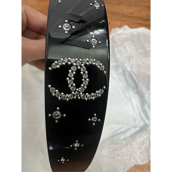 Chanel rhinestone cc headband hair accessory main image 5